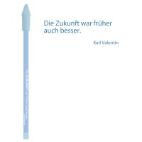 CEDON Bleistift blau - Karl Valentin Zukunft