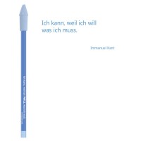 CEDON Bleistift blau - Immanuel Kant Ich kann